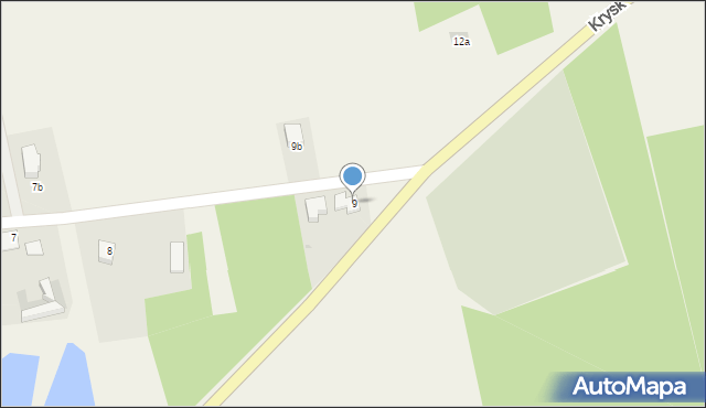 Krysk, Krysk, 9, mapa Krysk