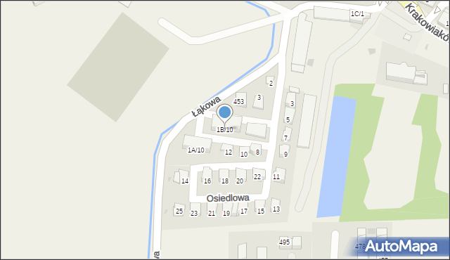 Kryspinów, Kryspinów, 1B/10, mapa Kryspinów