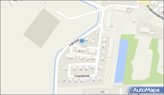 Kryspinów, Kryspinów, 1B/4, mapa Kryspinów