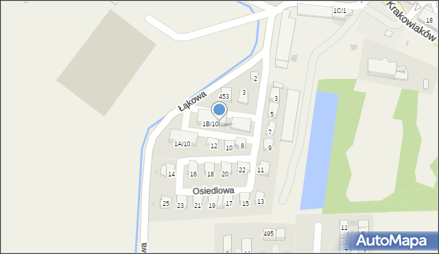 Kryspinów, Kryspinów, 1B/7, mapa Kryspinów