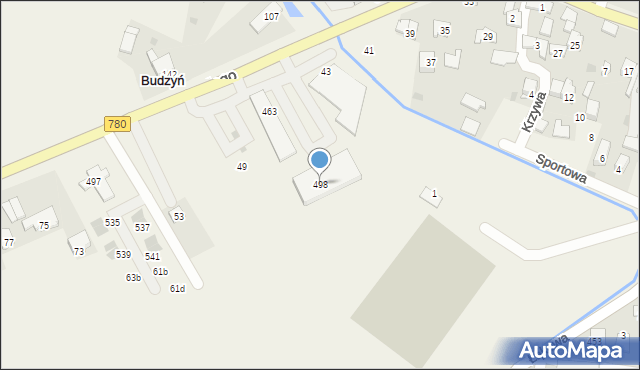 Kryspinów, Kryspinów, 498, mapa Kryspinów