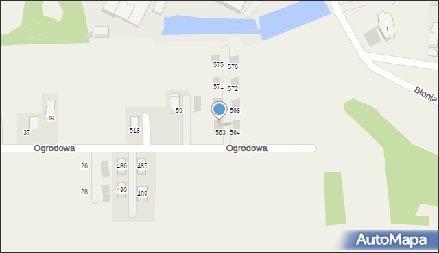 Kryspinów, Kryspinów, 565, mapa Kryspinów