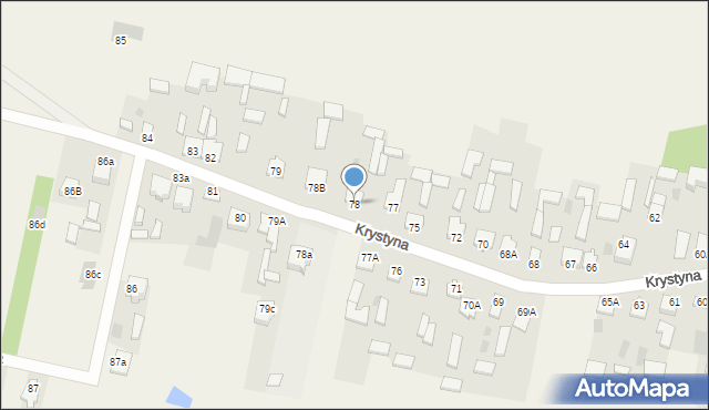 Krystyna, Krystyna, 78, mapa Krystyna