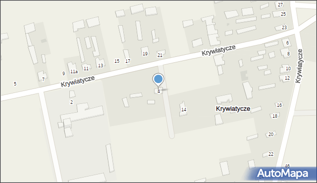 Krywiatycze, Krywiatycze, 4, mapa Krywiatycze