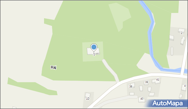 Krzcięcice, Krzcięcice, 1, mapa Krzcięcice