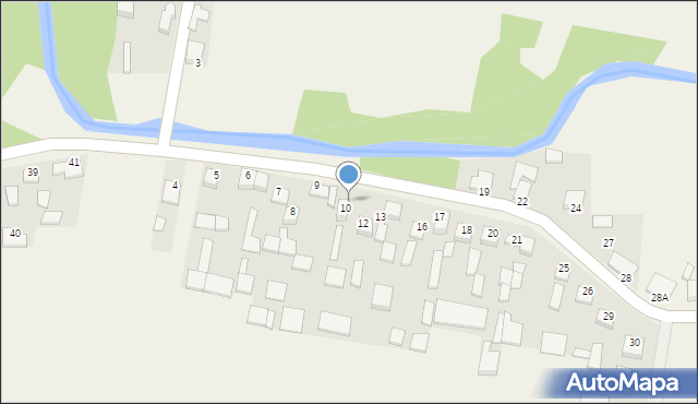Krzcięcice, Krzcięcice, 11, mapa Krzcięcice