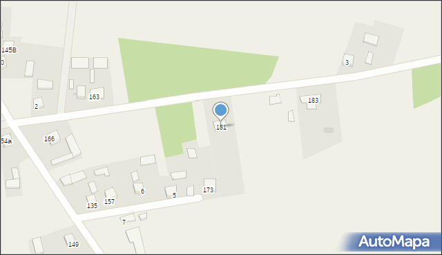 Krzcin, Krzcin, 181, mapa Krzcin