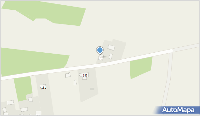 Krzcin, Krzcin, 3, mapa Krzcin