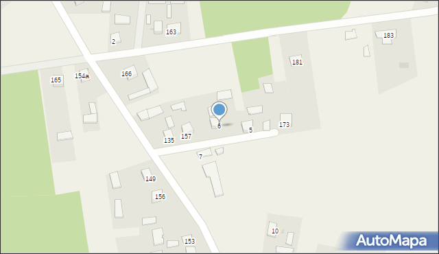 Krzcin, Krzcin, 6, mapa Krzcin