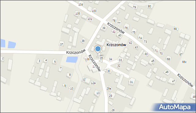 Krzczonów, Krzczonów, 36, mapa Krzczonów