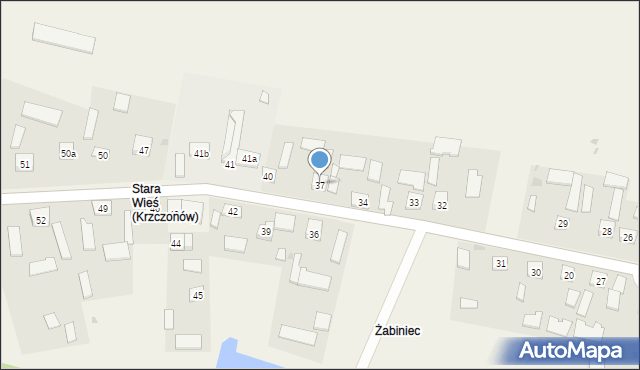 Krzczonów, Krzczonów, 37, mapa Krzczonów