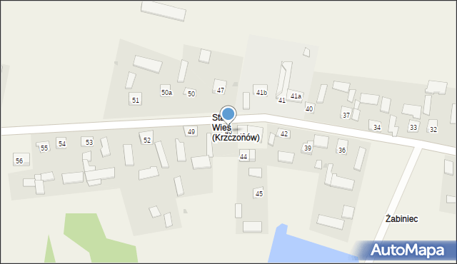 Krzczonów, Krzczonów, 46, mapa Krzczonów