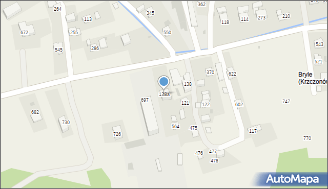 Krzczonów, Krzczonów, 138a, mapa Krzczonów