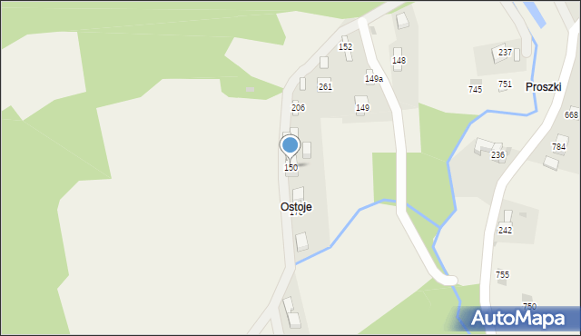 Krzczonów, Krzczonów, 150, mapa Krzczonów