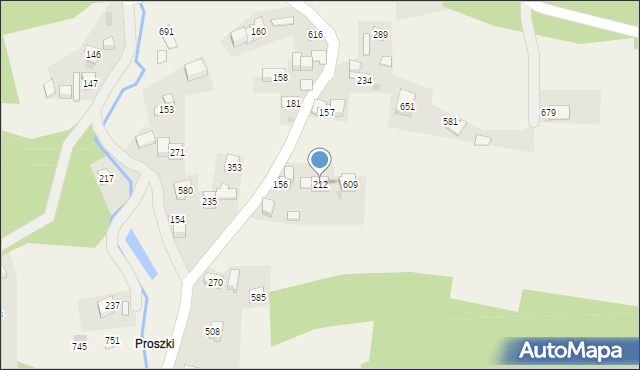 Krzczonów, Krzczonów, 212, mapa Krzczonów