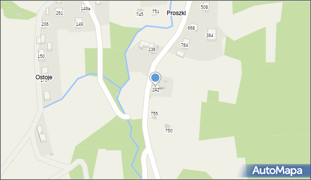 Krzczonów, Krzczonów, 242, mapa Krzczonów