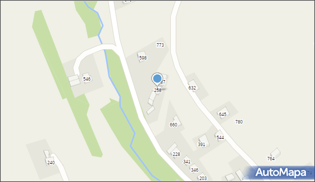 Krzczonów, Krzczonów, 258, mapa Krzczonów
