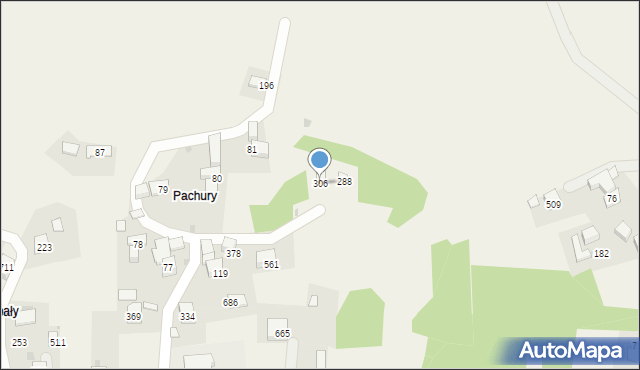 Krzczonów, Krzczonów, 306, mapa Krzczonów