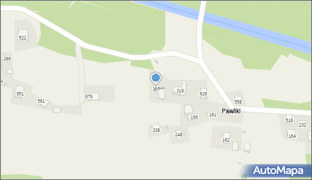 Krzczonów, Krzczonów, 307, mapa Krzczonów