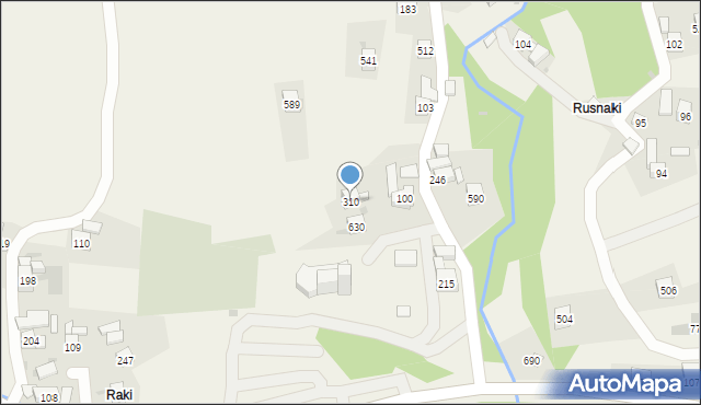 Krzczonów, Krzczonów, 310, mapa Krzczonów