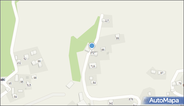 Krzczonów, Krzczonów, 372, mapa Krzczonów