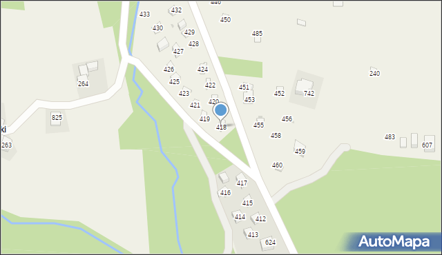 Krzczonów, Krzczonów, 418, mapa Krzczonów