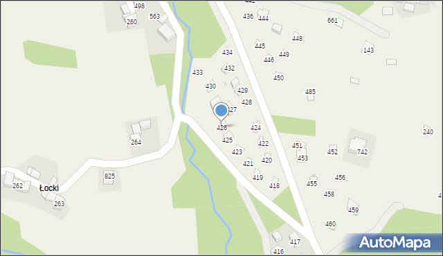 Krzczonów, Krzczonów, 426, mapa Krzczonów