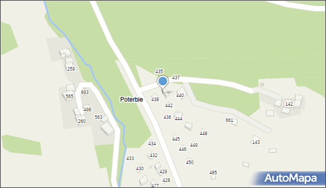 Krzczonów, Krzczonów, 439, mapa Krzczonów