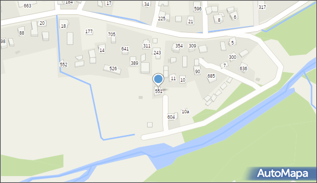 Krzczonów, Krzczonów, 551, mapa Krzczonów