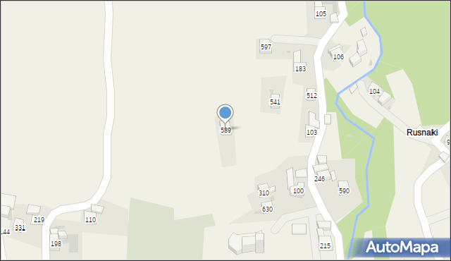 Krzczonów, Krzczonów, 589, mapa Krzczonów