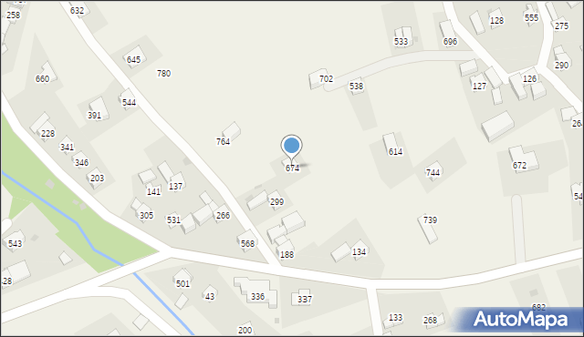 Krzczonów, Krzczonów, 674, mapa Krzczonów