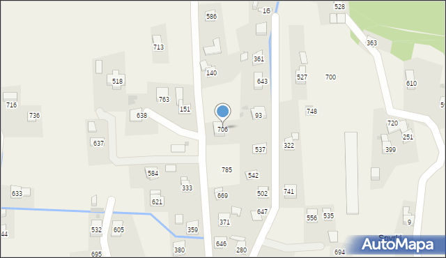 Krzczonów, Krzczonów, 706, mapa Krzczonów