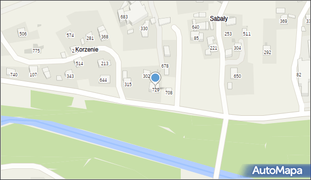 Krzczonów, Krzczonów, 729, mapa Krzczonów