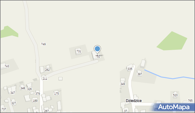 Krzczonów, Krzczonów, 752, mapa Krzczonów