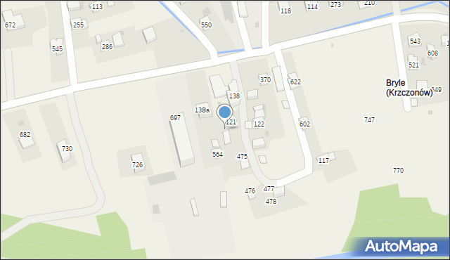 Krzczonów, Krzczonów, 766, mapa Krzczonów