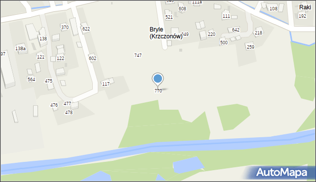 Krzczonów, Krzczonów, 770, mapa Krzczonów