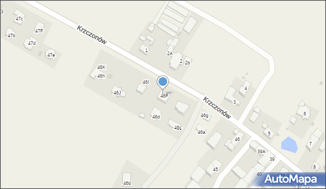 Krzczonów, Krzczonów, 46e, mapa Krzczonów