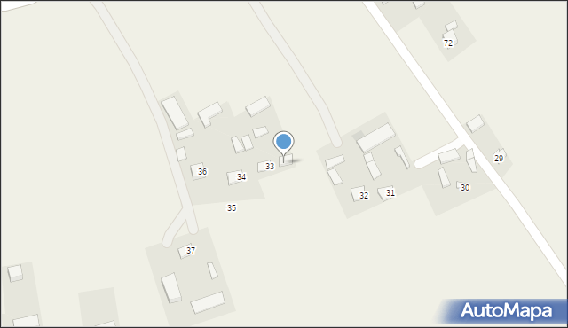 Krzczonów Trzeci, Krzczonów Trzeci, 33a, mapa Krzczonów Trzeci