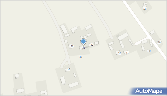 Krzczonów Trzeci, Krzczonów Trzeci, 34, mapa Krzczonów Trzeci