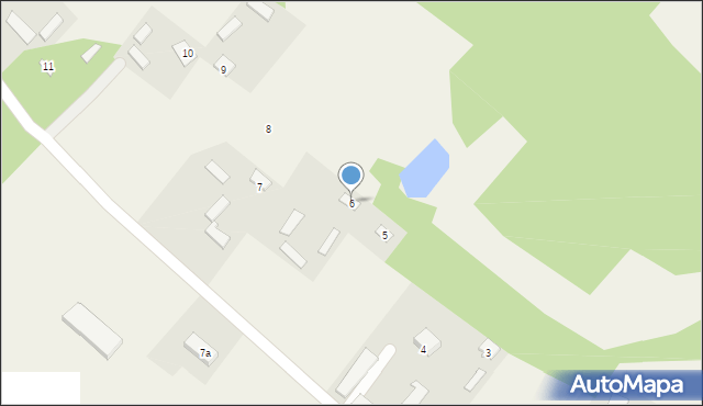 Krzczonów Trzeci, Krzczonów Trzeci, 6, mapa Krzczonów Trzeci