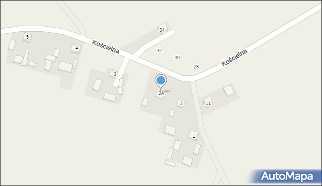 Krzczonowice, Krzczonowice, 2A, mapa Krzczonowice