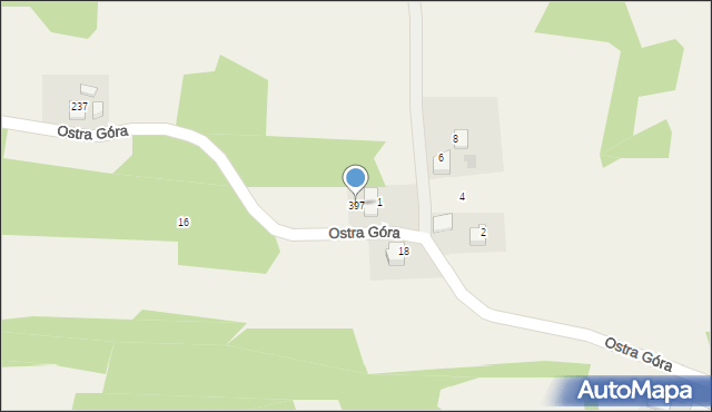 Krzęcin, Krzęcin, 397, mapa Krzęcin