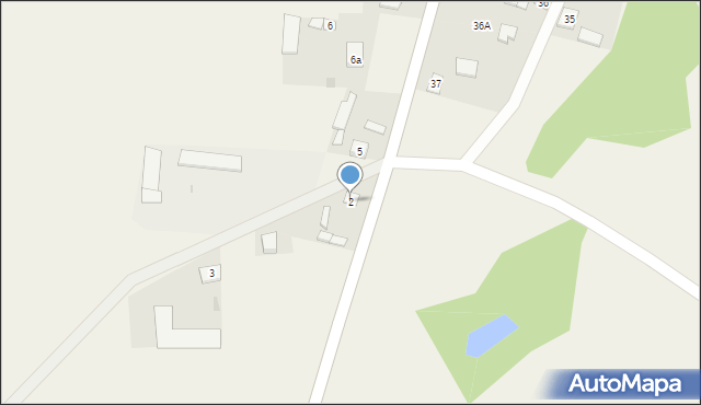 Krzeczanowo, Krzeczanowo, 2, mapa Krzeczanowo