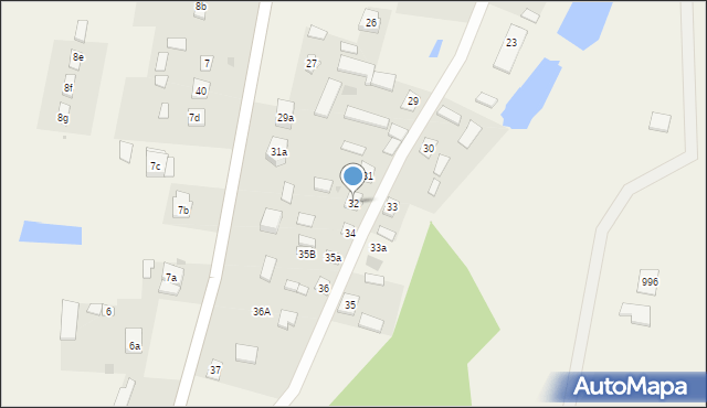 Krzeczanowo, Krzeczanowo, 32, mapa Krzeczanowo