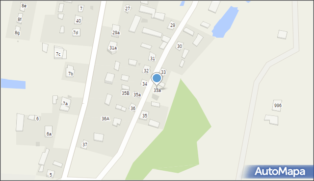 Krzeczanowo, Krzeczanowo, 33a, mapa Krzeczanowo