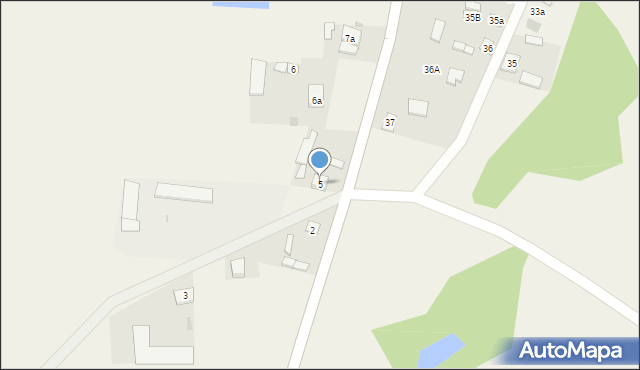 Krzeczanowo, Krzeczanowo, 5, mapa Krzeczanowo