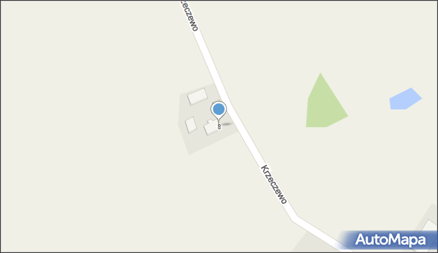 Krzeczewo, Krzeczewo, 8, mapa Krzeczewo