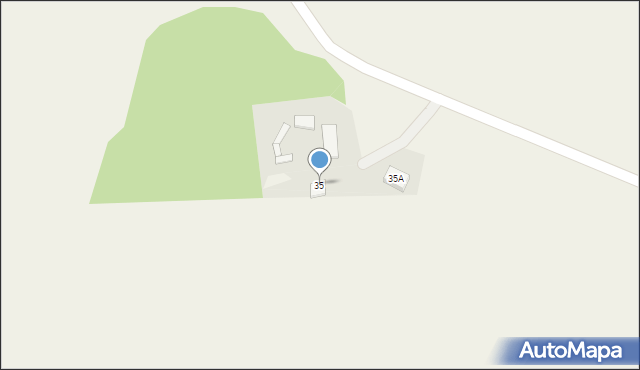 Krzeczkowo-Gromadzyn, Krzeczkowo-Gromadzyn, 35, mapa Krzeczkowo-Gromadzyn