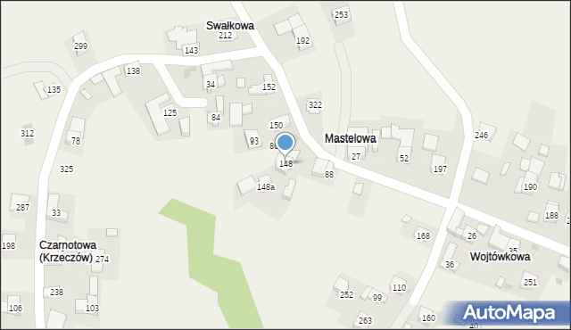 Krzeczów, Krzeczów, 148, mapa Krzeczów