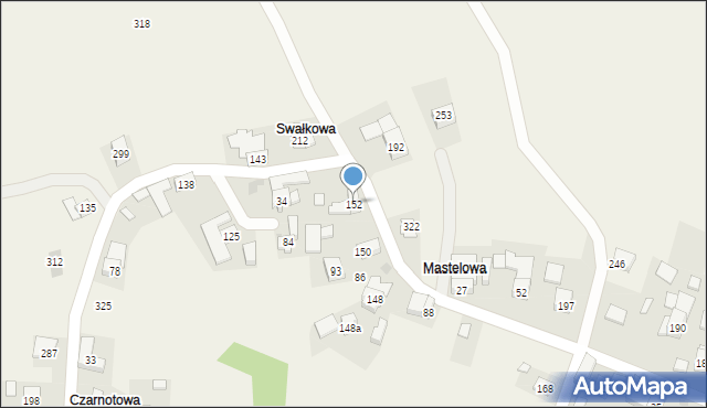 Krzeczów, Krzeczów, 152, mapa Krzeczów